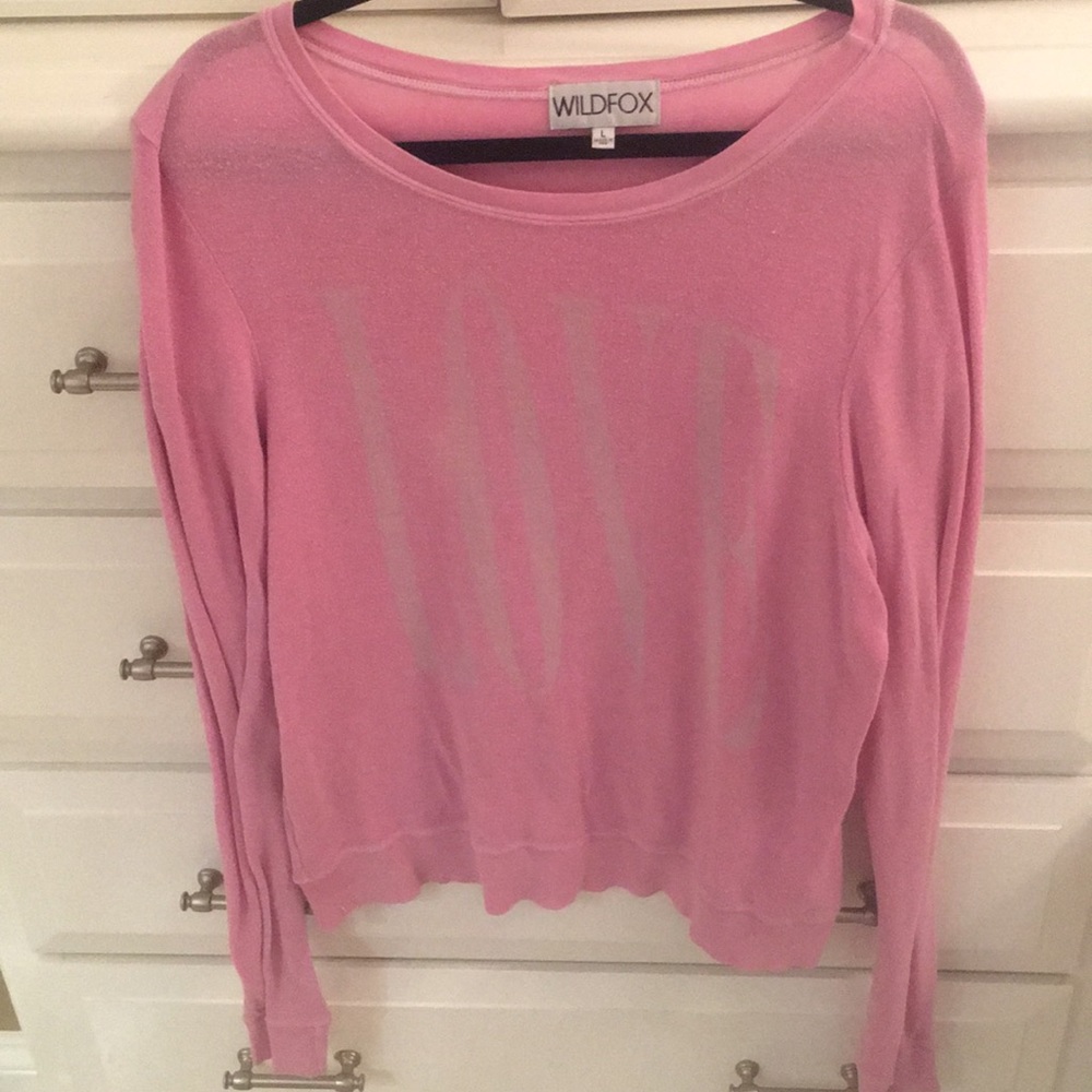 Wildfox sweatshirt romper LOVE Large